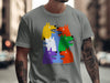 T-shirt with cartoon dogs and the text "DO NOT LET THEM DRIVE".