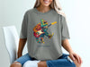 Colorful chameleon playing guitar wearing sunglasses, "offbeat" text.
