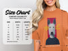 Size chart for Comfort Colors 1717 Heavyweight Adult Tee in inches.
